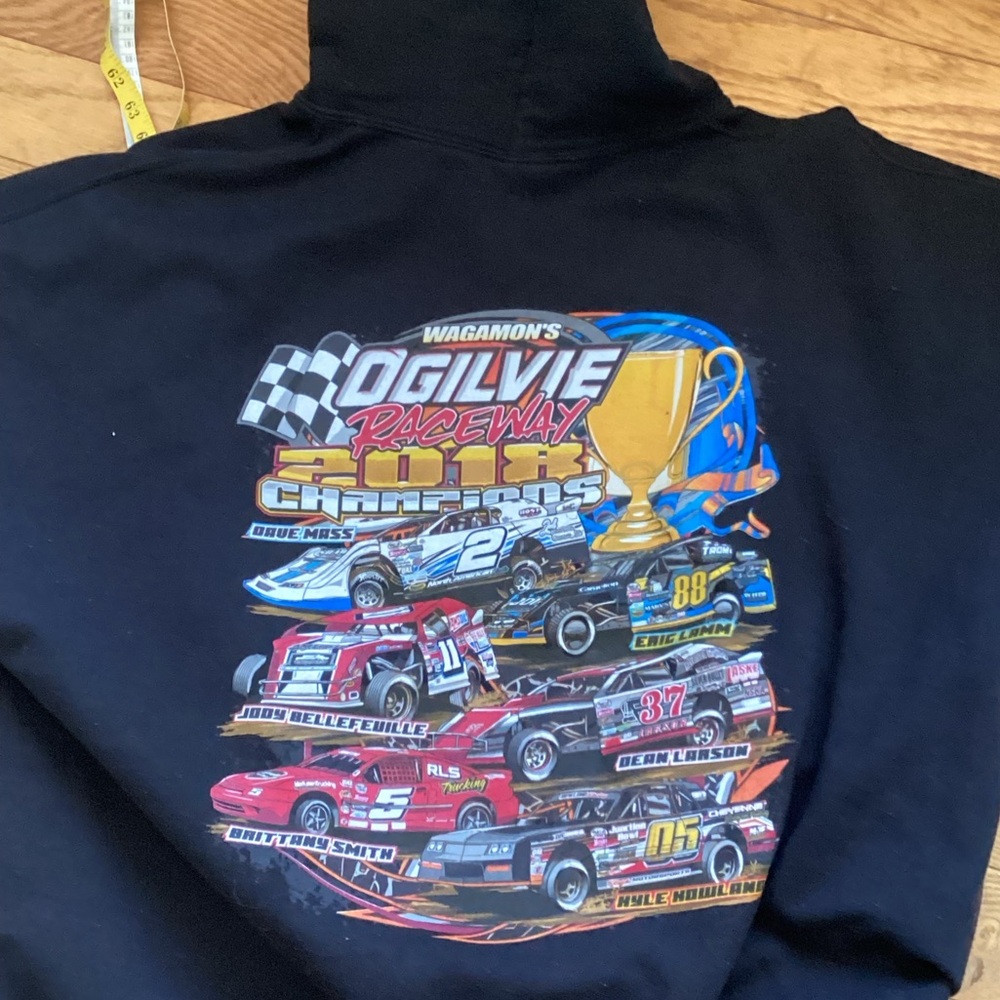 🏎️ WAGAMON’S RACEWAY HOODIE MORA MINNESOTA UNISEX  Sweatshirt Jacket Sz 3XL EPL